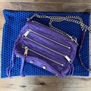 Purple & Gold Clutch Bag